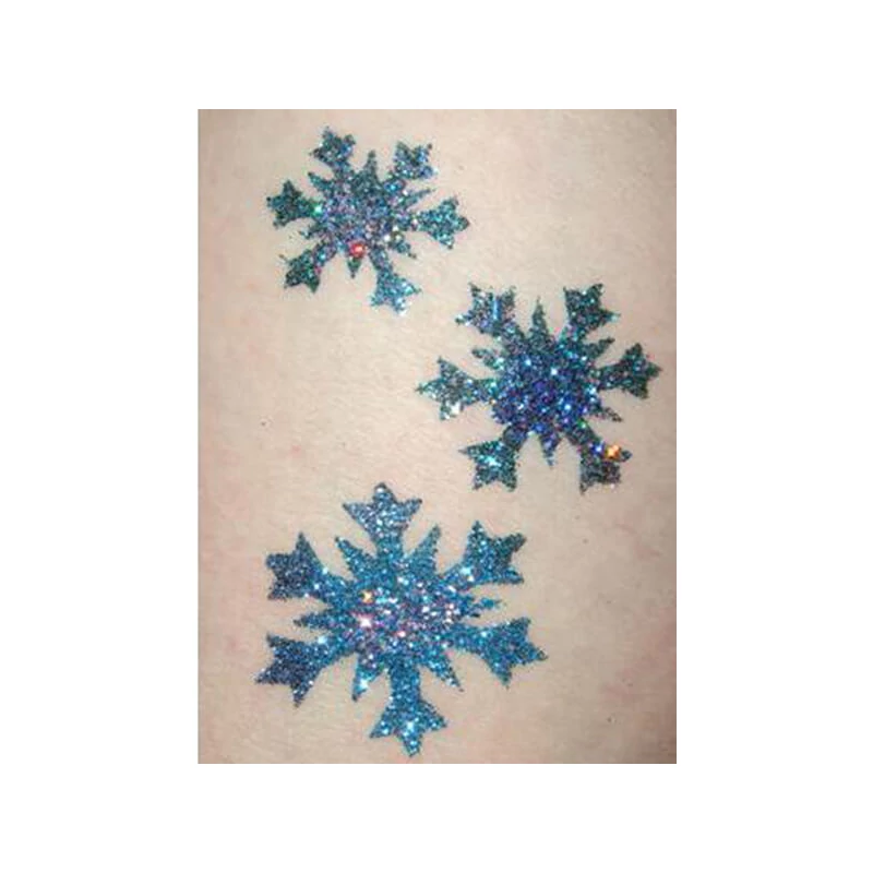 Șablon de tatuaj, șablon autoadeziv - Fulg de zăpadă 02