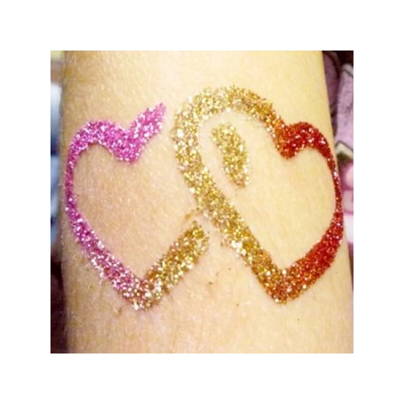 Șablon de tatuaj, șablon autoadeziv - Heart 05