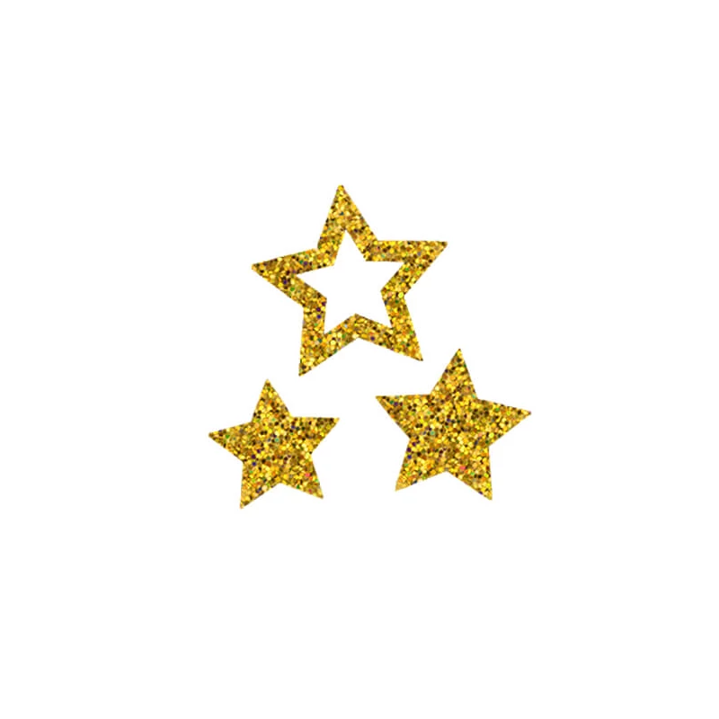 Șablon de tatuaj, șablon autoadeziv - Star 03
