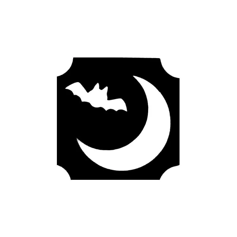 Șablon de tatuaj, șablon autoadeziv - Moon 01