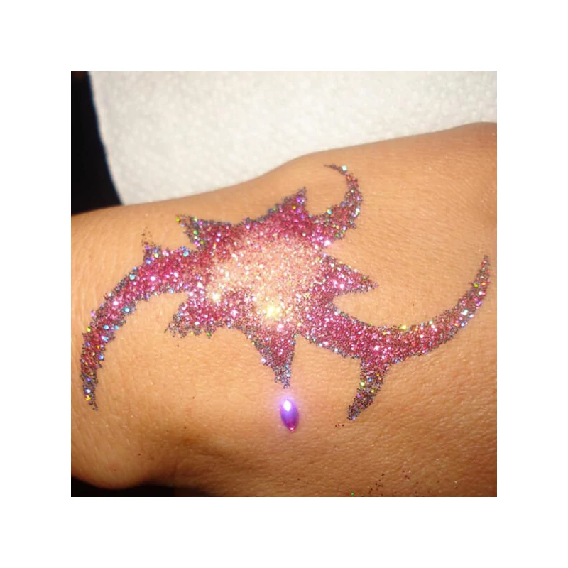 Șablon de tatuaj, șablon autoadeziv - Star 02