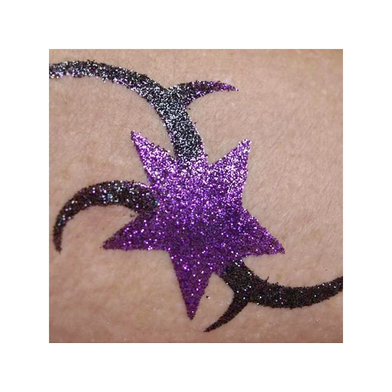 Șablon de tatuaj, șablon autoadeziv - Star 02