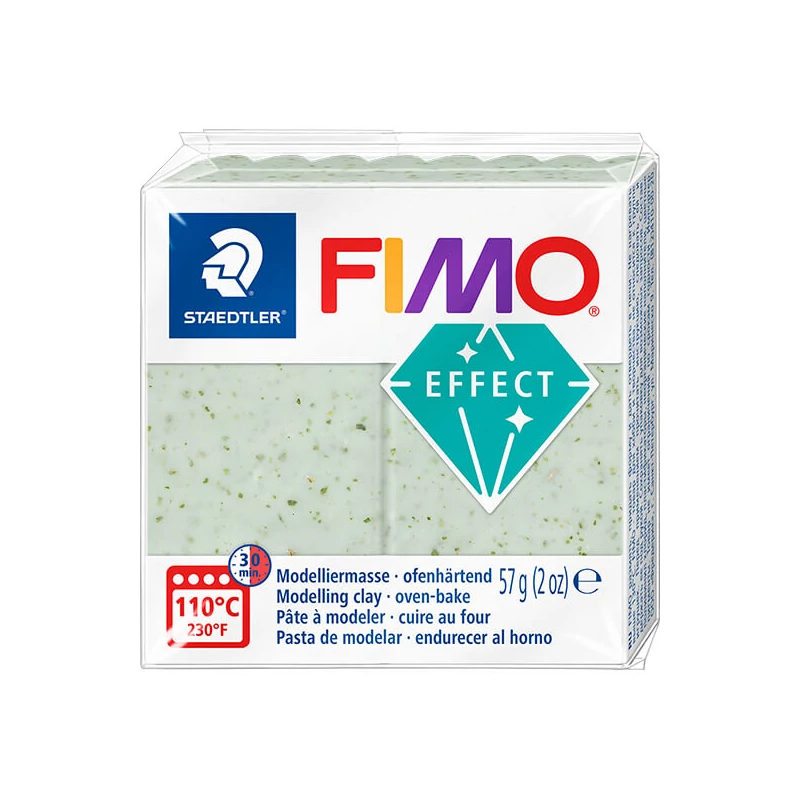 Aluat de copt FIMO Effect, 57 g - spanac botanic (8010-570)