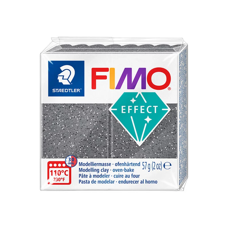 Plastilină care se întărește la coacere  FIMO Effect, 57 g - granit cu efect de piatra (8010-803)