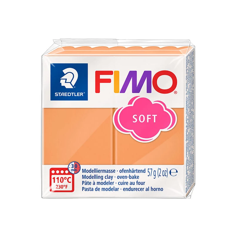 Plastilină FIMO SOFT care se întărește la coacere , 57 g - sorbet de papaya (8020-T41) 2024