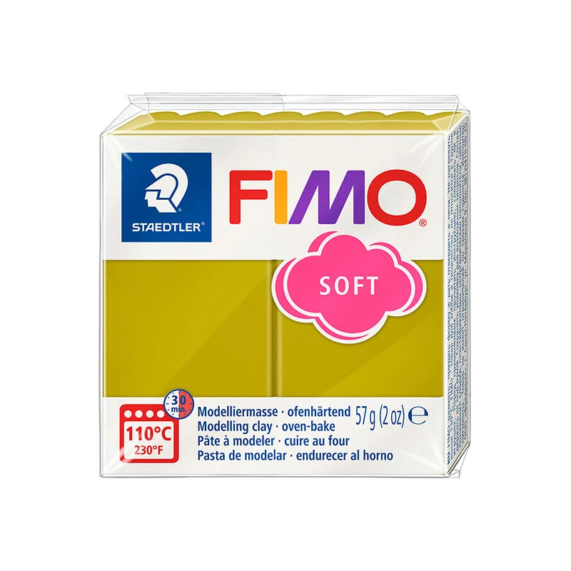 Plastilină FIMO SOFT care se întărește la coacere , 57 g - iarba de plaja (8020-T51) 2024