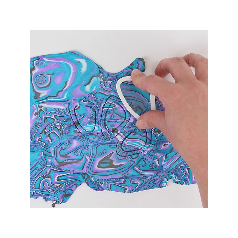 Set Plastilină care se întărește la coacere  Fimo Effect, 4x25 g - Abalone design, Abalone Design