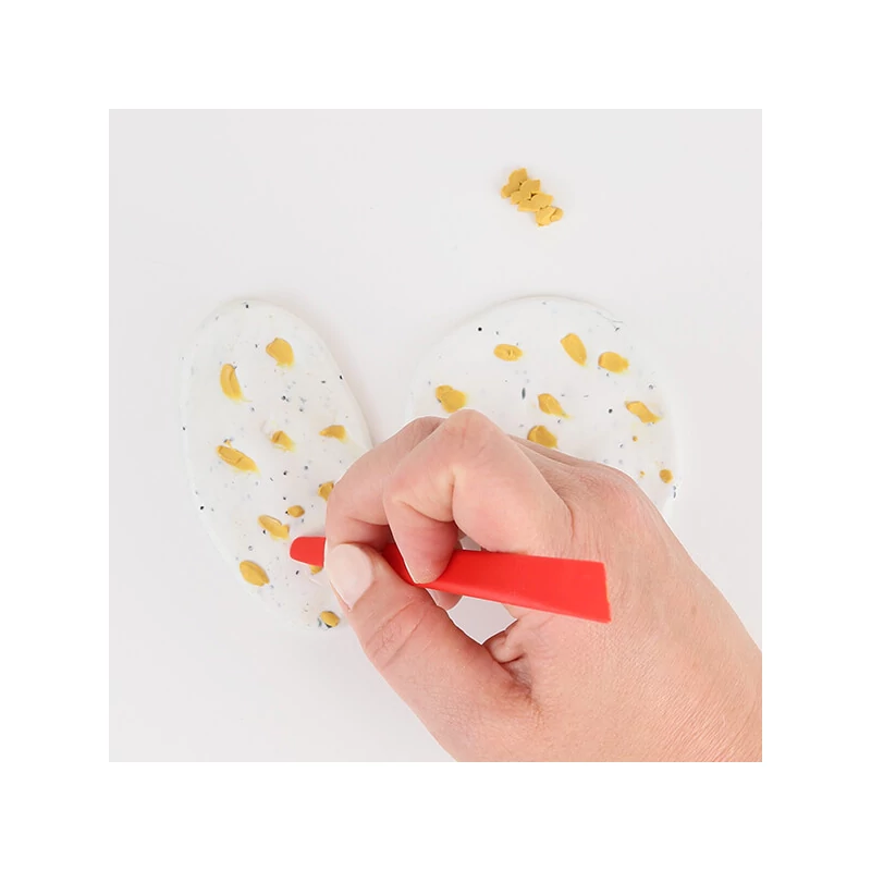 Set Plastilină care se întărește la coacere  Efect Fimo, 4x25 g - design marmura, Marble Design