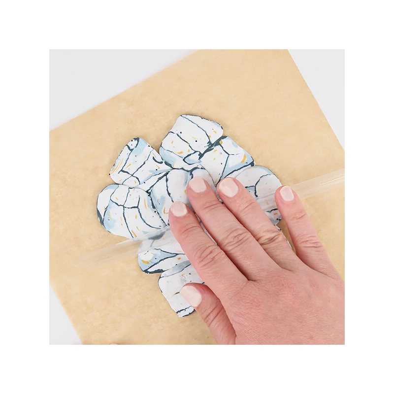Set Plastilină care se întărește la coacere  Efect Fimo, 4x25 g - design marmura, Marble Design