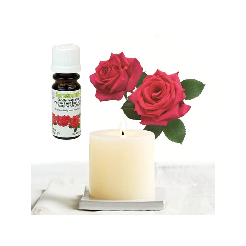 Ulei esențial pentru lumânare, 10 ml - 06 trandafiri