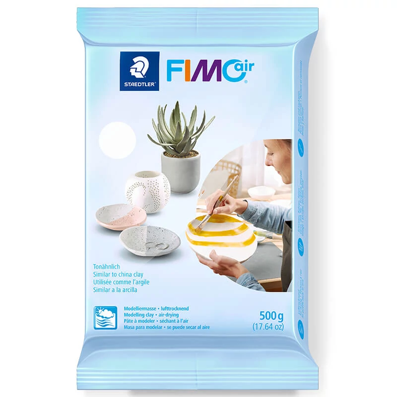 FIMO Air Basic plastilină cu uscare la aer 500 g - alb (8100-0)