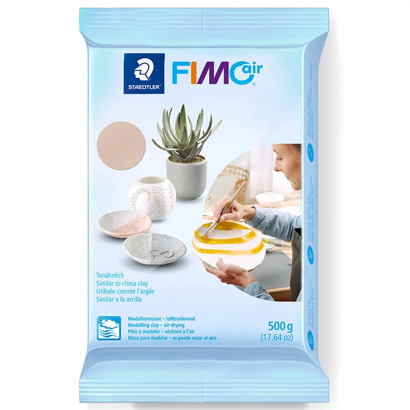 FIMO Air Basic plastilină cu uscare la aer 500 g - roz pal (8100-43)