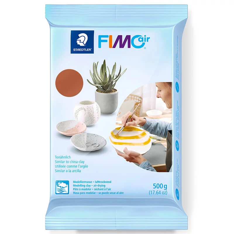 FIMO Air Basic plastilină cu uscare la aer 500 g - teracota (8100-76)