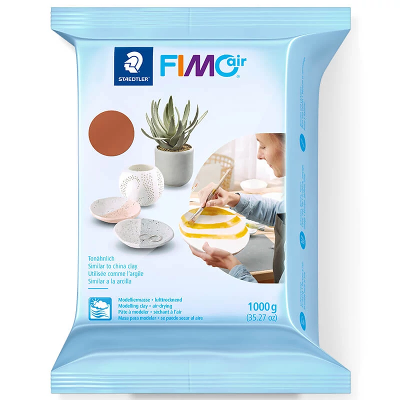 FIMO Air Basic plastilină cu uscare la aer 1000 g - teracota (8101-76)