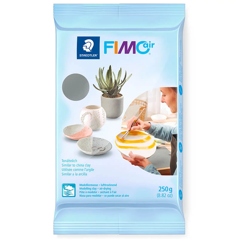FIMO Air Basic plastilină cu uscare la aer 250 g - gri (8103-80)
