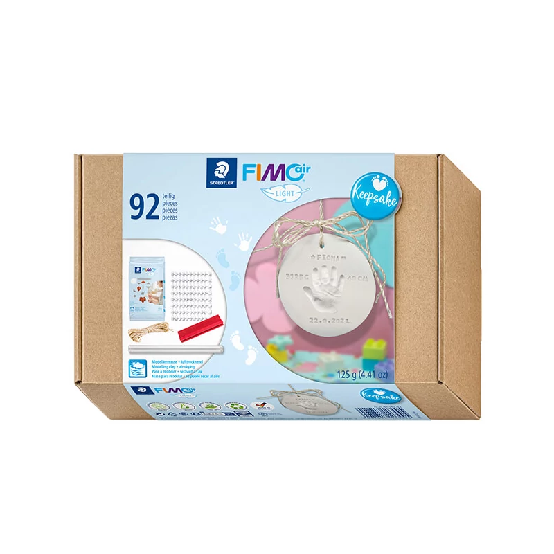  FIMO Air Light Keepsake Set, Set plastilină , 127 g cu accesorii
