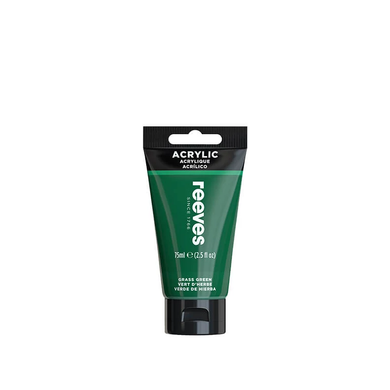 Reeves culori acrilice, 75 ml - grass green