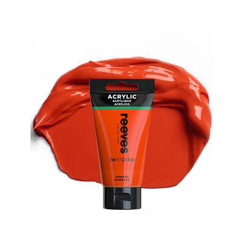 Reeves culori acrilice, 75 ml - orange