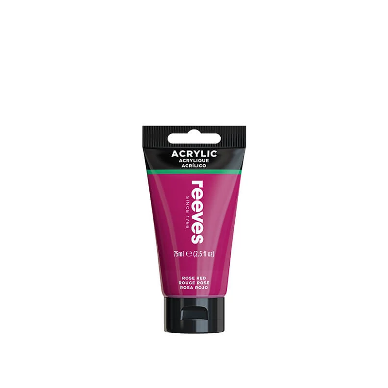 Reeves culori acrilice, 75 ml - rose red