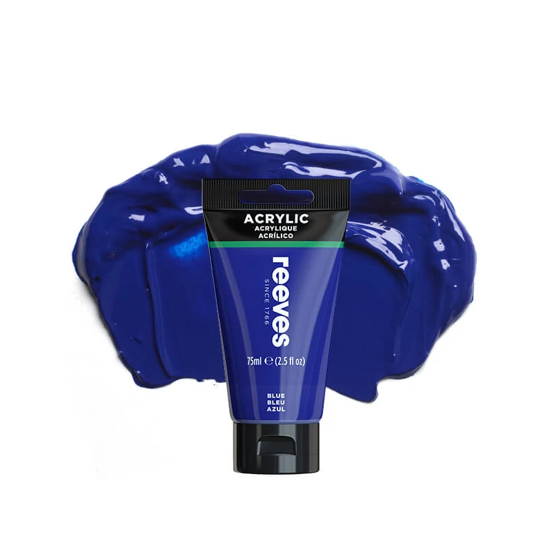 Reeves culori acrilice, 75 ml - blue