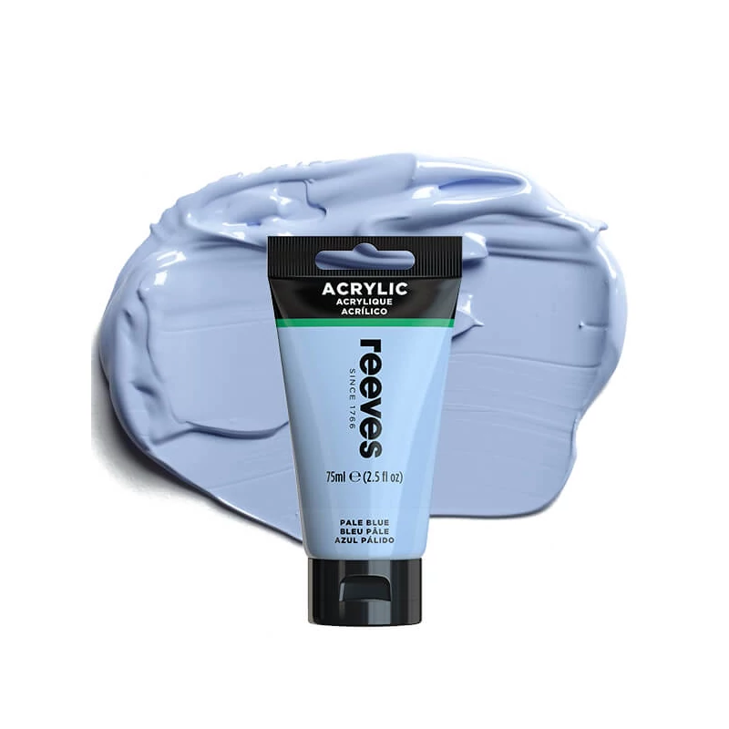 Reeves culori acrilice, 75 ml - pale blue