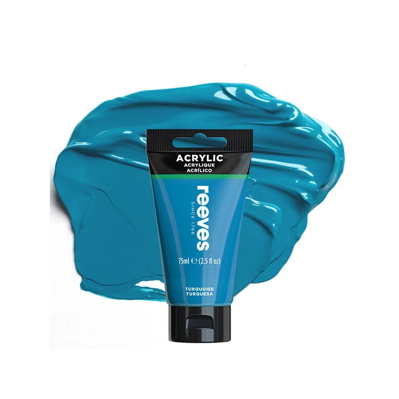 Reeves culori acrilice, 75 ml - turquoise