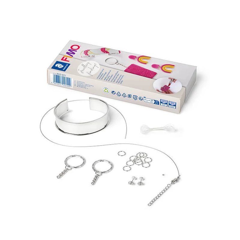 FIMO Jewellery findings  - baze metalice pentru bijuterii, componente pentru bijuterii 2
