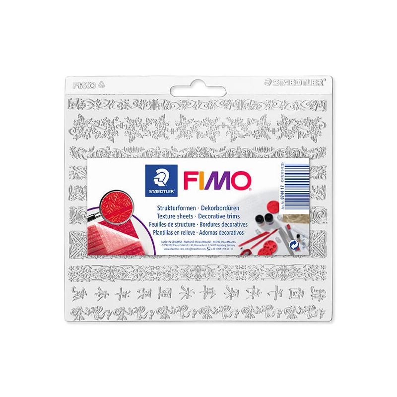 Modelator suprafață FIMO  plastic - bordură, 15,5x16,5 cm