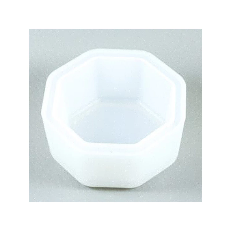 Formă din silicon pentru rasina sintetica - bol, octagonal