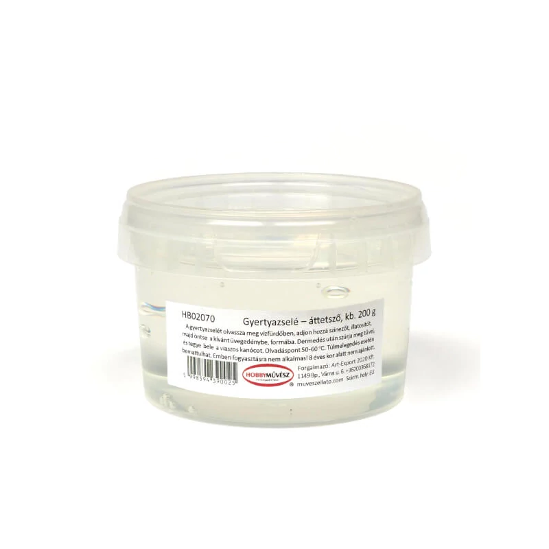 Jeleu de lumânări - transparent, 200 g