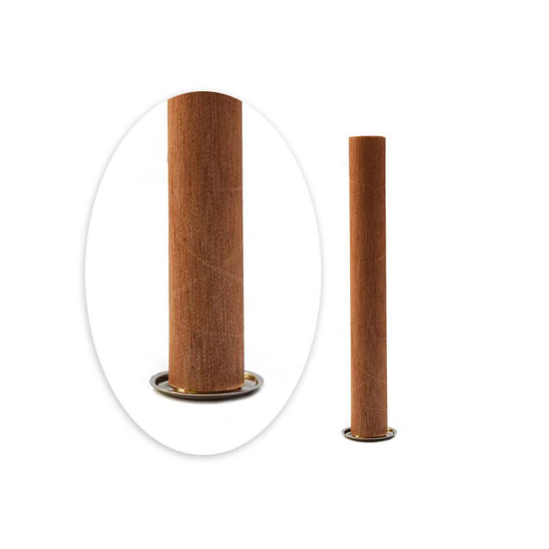 Fitil din lemn rotund, 12 cm, 1 buc