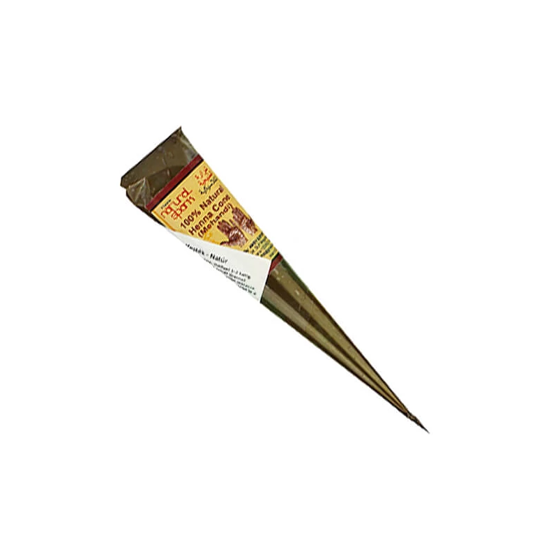 Pastă de henna, 25 g - naturală, cu  pâlnie