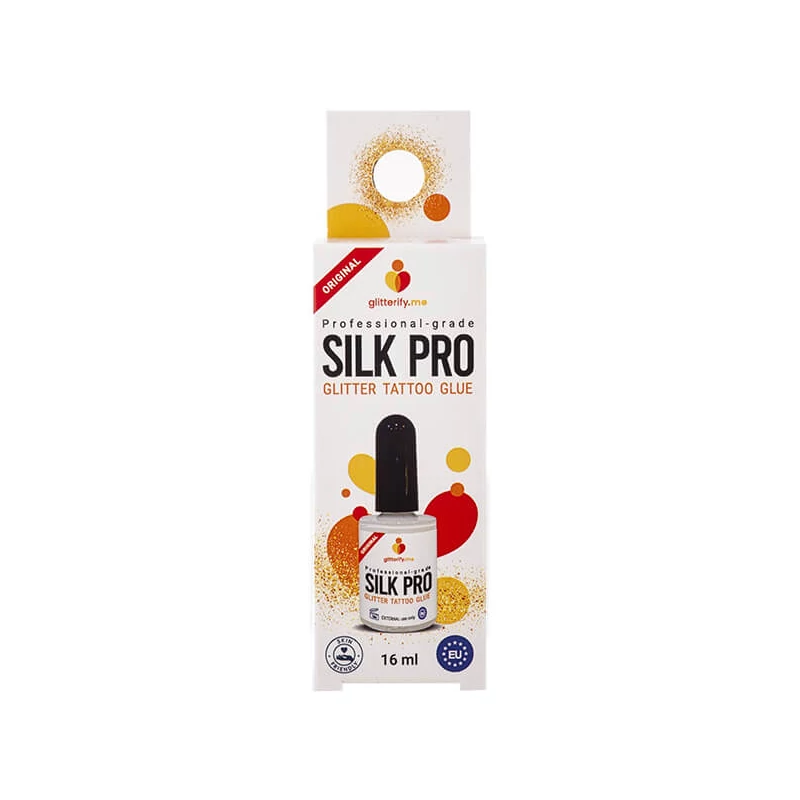 Adeziv pentru tatuaje cu sclipici Silk Pro, 16 ml
