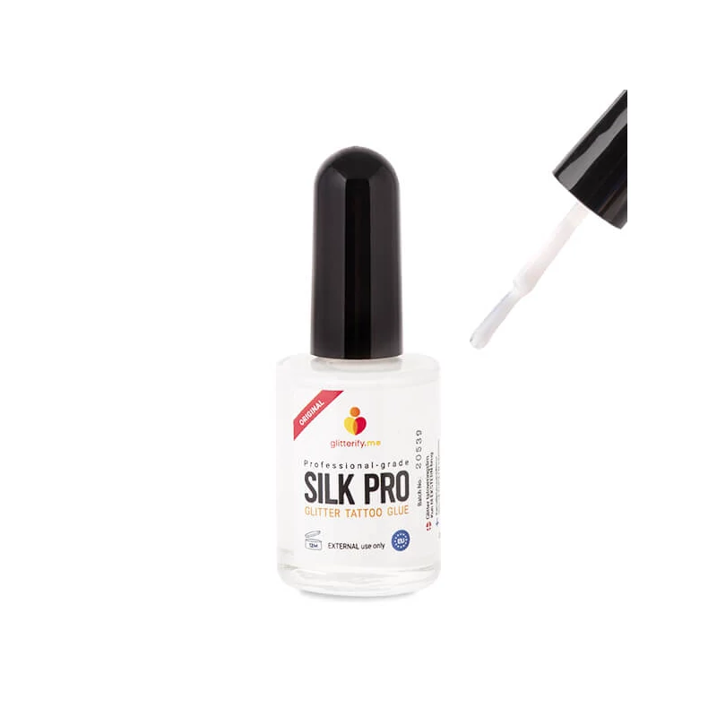 Adeziv pentru tatuaje cu sclipici Silk Pro, 16 ml