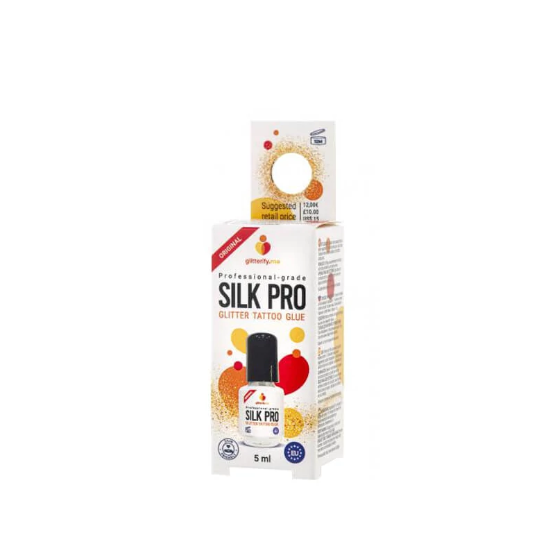 Adeziv pentru tatuaje cu sclipici Silk Pro, 5 ml