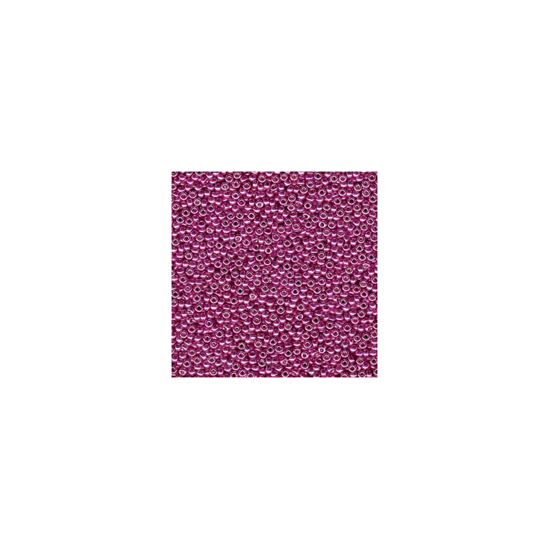 Mărgele de sticlă japoneză Miyuki, mărgele rocailles 11/0 - Duracoat Galvanized Hot Pink