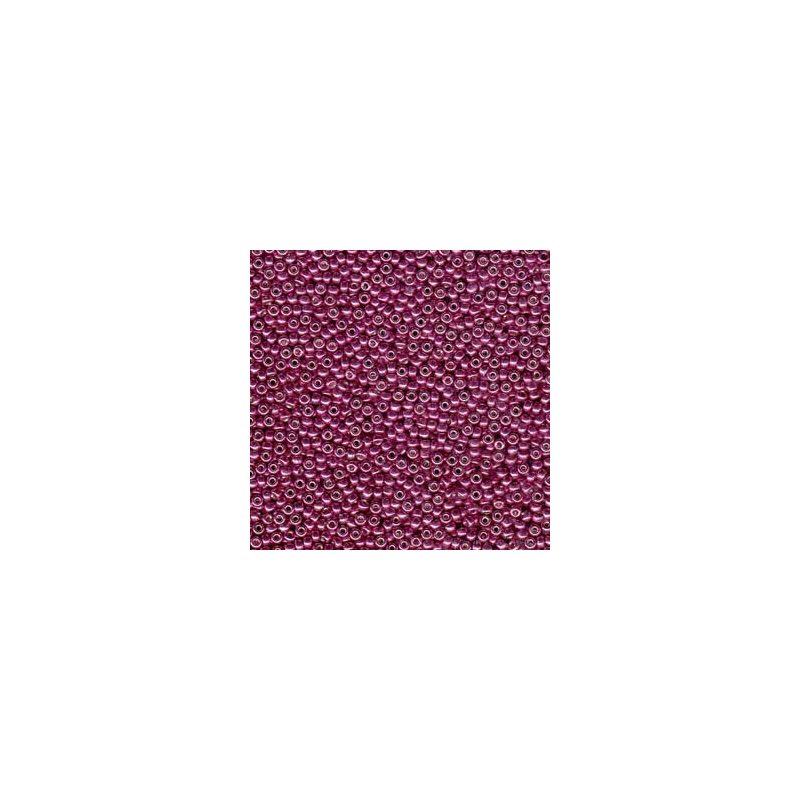 Mărgele de sticlă japoneză Miyuki, mărgele rocailles 11/0 - Duracoat Galvanized Magenta