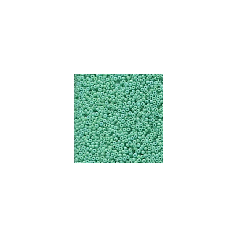 Mărgele de sticlă japoneză Miyuki, mărgele rocailles 11/0 - Duracoat Opaque Dyed Turquoise
