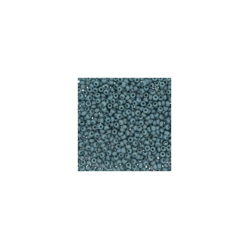 Mărgele de sticlă japoneză Miyuki, mărgele rocailles 11/0 - Frost Opaque Glaze Rainbow Peacock