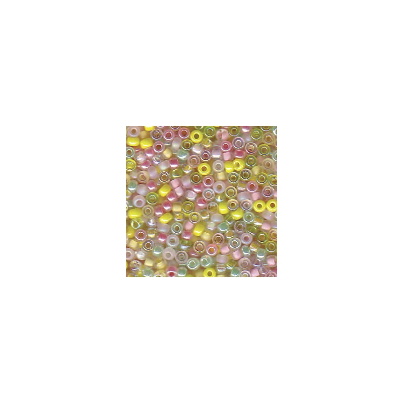Mărgele de sticlă japoneze Miyuki, mărgele rocailles 11/0 - Mix Pink Lemonade
