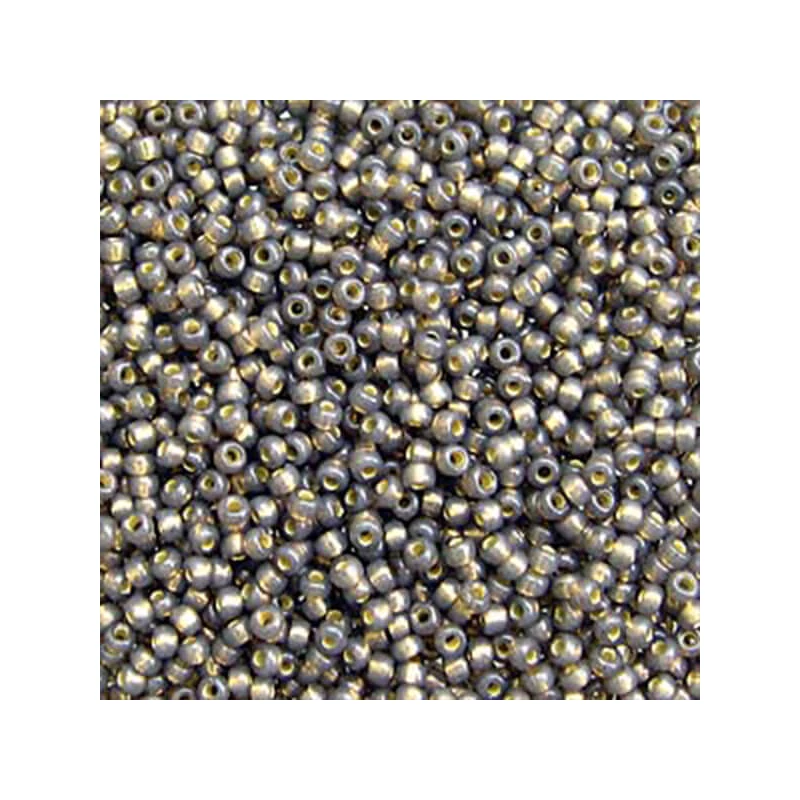 Mărgele de sticlă japoneză Miyuki, mărgele  rocailles 11/0 - Duracoat Silver Lined Taupe