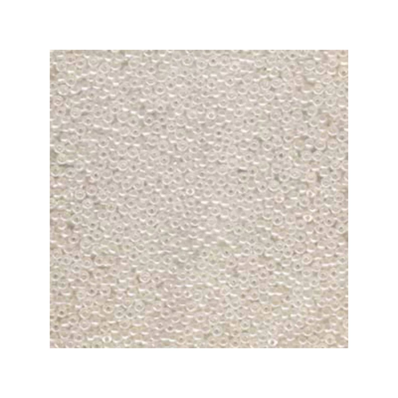 Mărgele de sticlă japoneze Miyuki, mărgele rocailles  11/0 - Pearl Ceylon