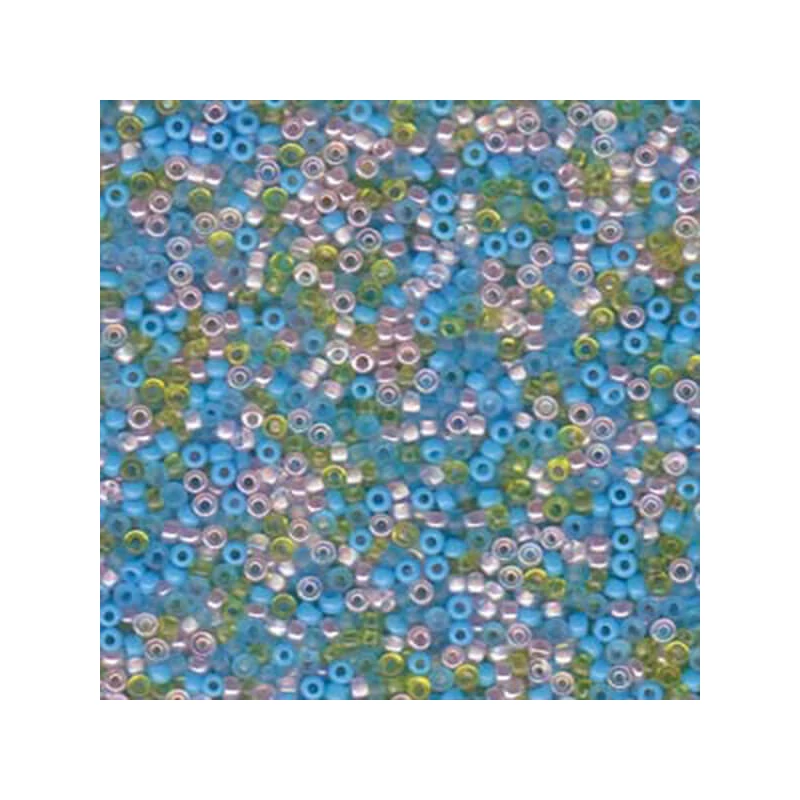 Mărgele de sticlă japoneze Miyuki, mărgele rocailles 11/0 - Mix Serenity