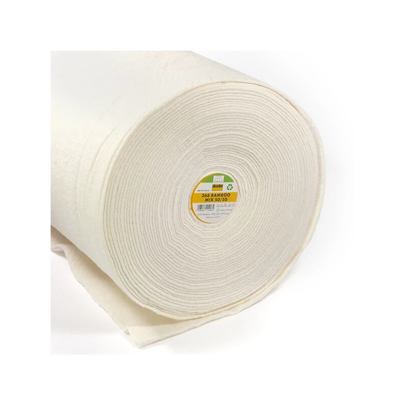 Vlieseline 268 53616399 – pătură vlies, 244 cm lățime, bamboo mix, bambus și bumbac