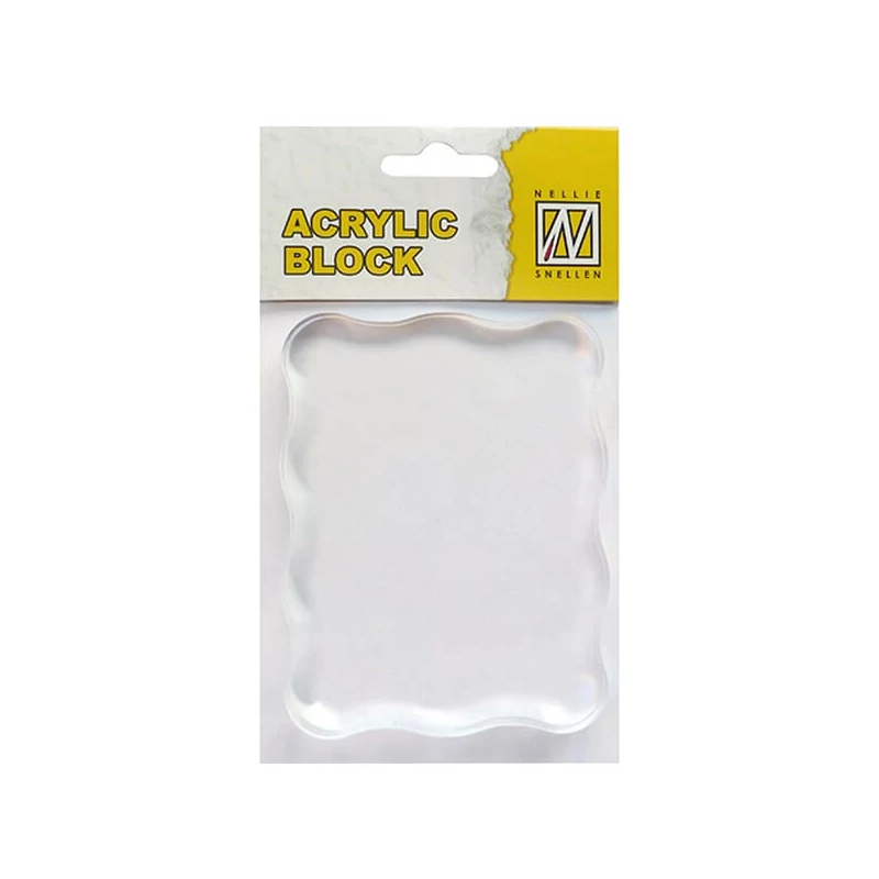 Foaie de plastic pentru imprimare - 7x9 cm, ondulată