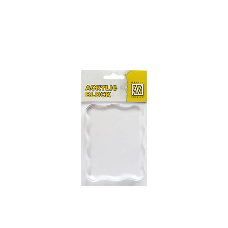 Foaie de plastic pentru imprimare - 7x9 cm, ondulată