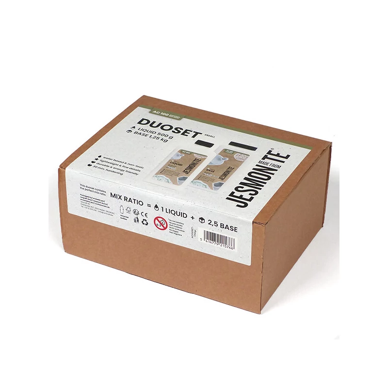 Jesmonite BOX DUOSET AC100 sistem rășină acrilică - 500 ml lichid + 1250 g pulbere minerală