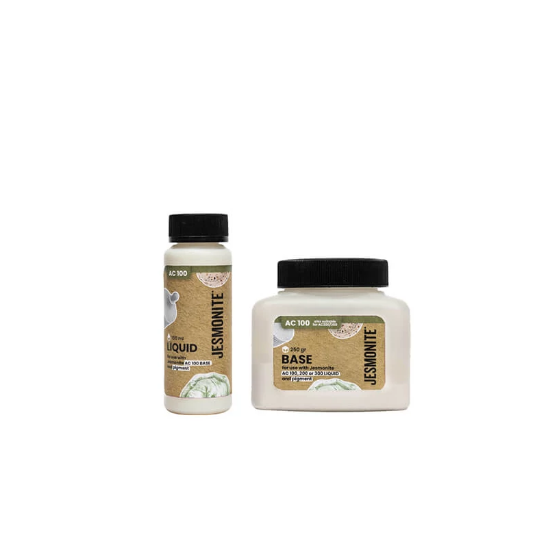 Sistem rășină acrilică Jesmonite AC100 - 100 ml lichid + 250 g pulbere minerală