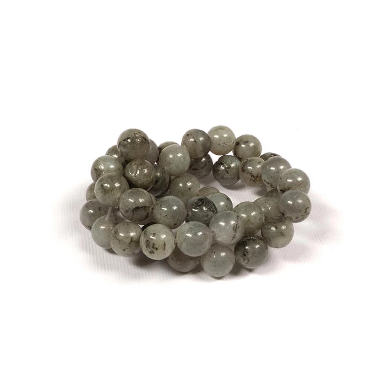 Labradorit 8 mm-es ásványgyöngyök 37 cm-es szálon