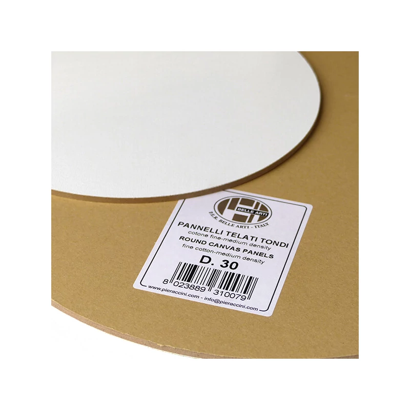 Pânză caserată Belle Arti - 40 cm, rotundă